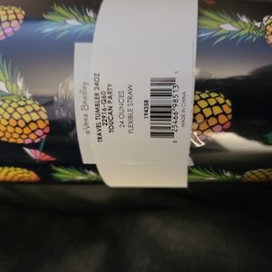 Vera Bradley pineapple toucan party trailer tumbler 24oz
